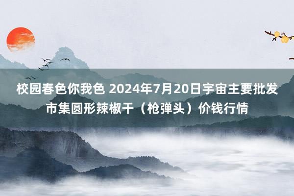 校园春色你我色 2024年7月20日宇宙主要批发市集圆形辣椒干（枪弹头）价钱行情