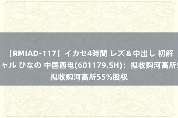 【RMIAD-117】イカセ4時間 レズ＆中出し 初解禁スペシャル ひなの 中国西电(601179.SH)：拟收购河高所55%股权