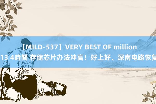 【MILD-537】VERY BEST OF million 13 4時間 存储芯片办法冲高！好上好、深南电路恢复