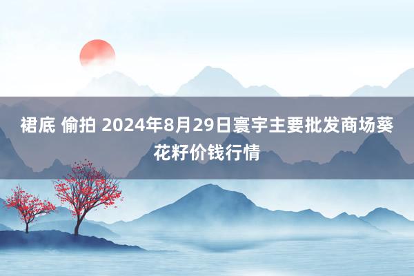 裙底 偷拍 2024年8月29日寰宇主要批发商场葵花籽价钱行情